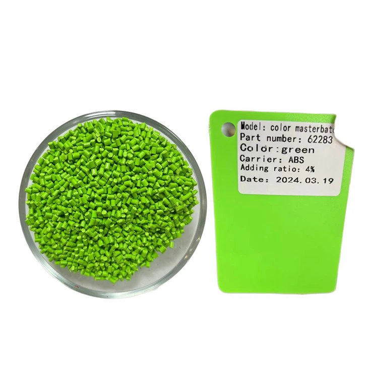 Fluorescent Neon green Color Masterbatch 